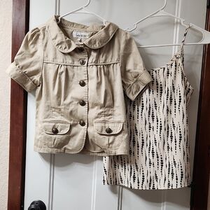 NWOT Lady Dutch Jacket & Shein Tank - S